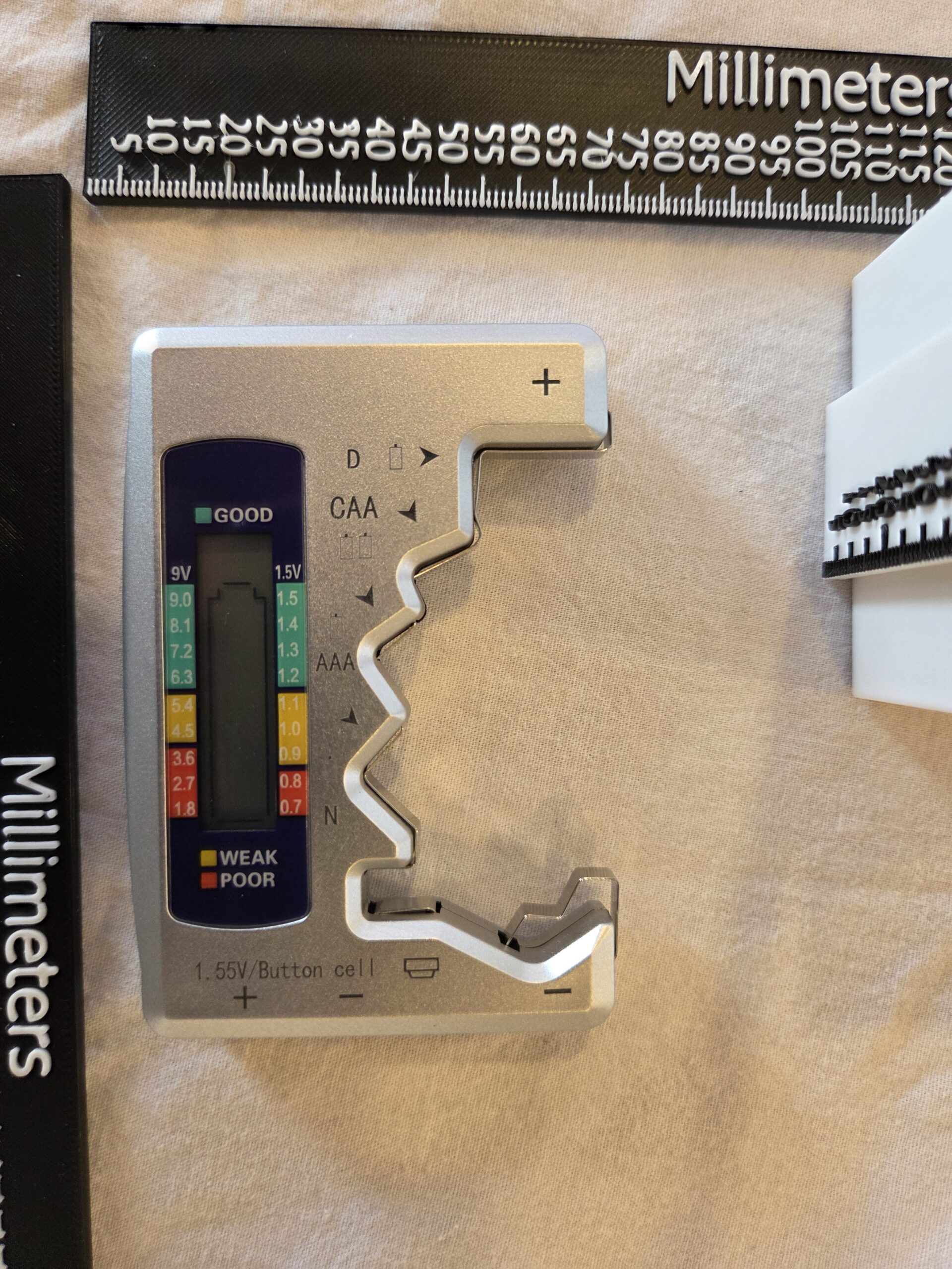AAA/AA/9V/d rafhlöðuprófari rafhlöðustöðuprófari - Image 4