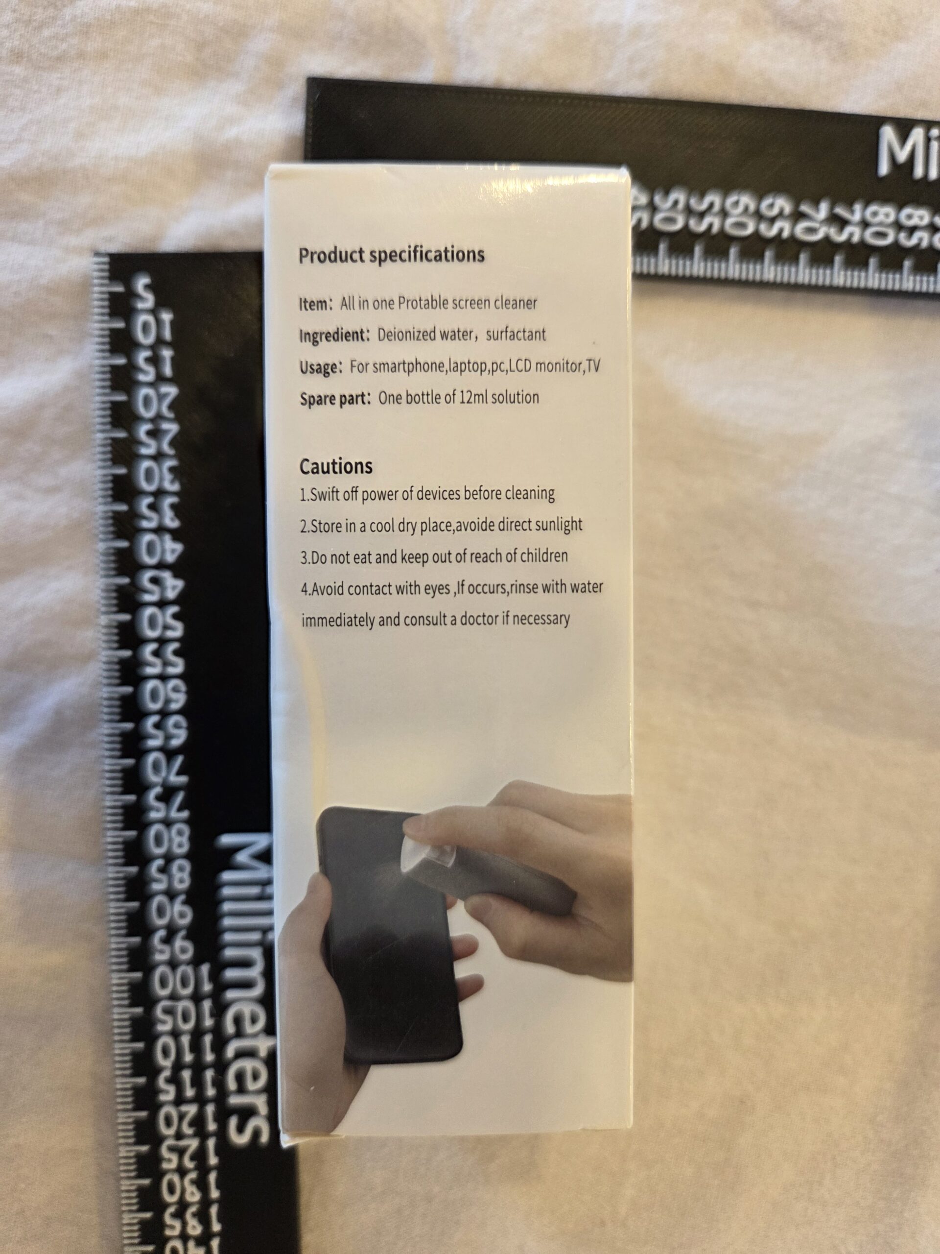 2 í 1 skjáhreinsisprey með örtrefjaklút - Image 7