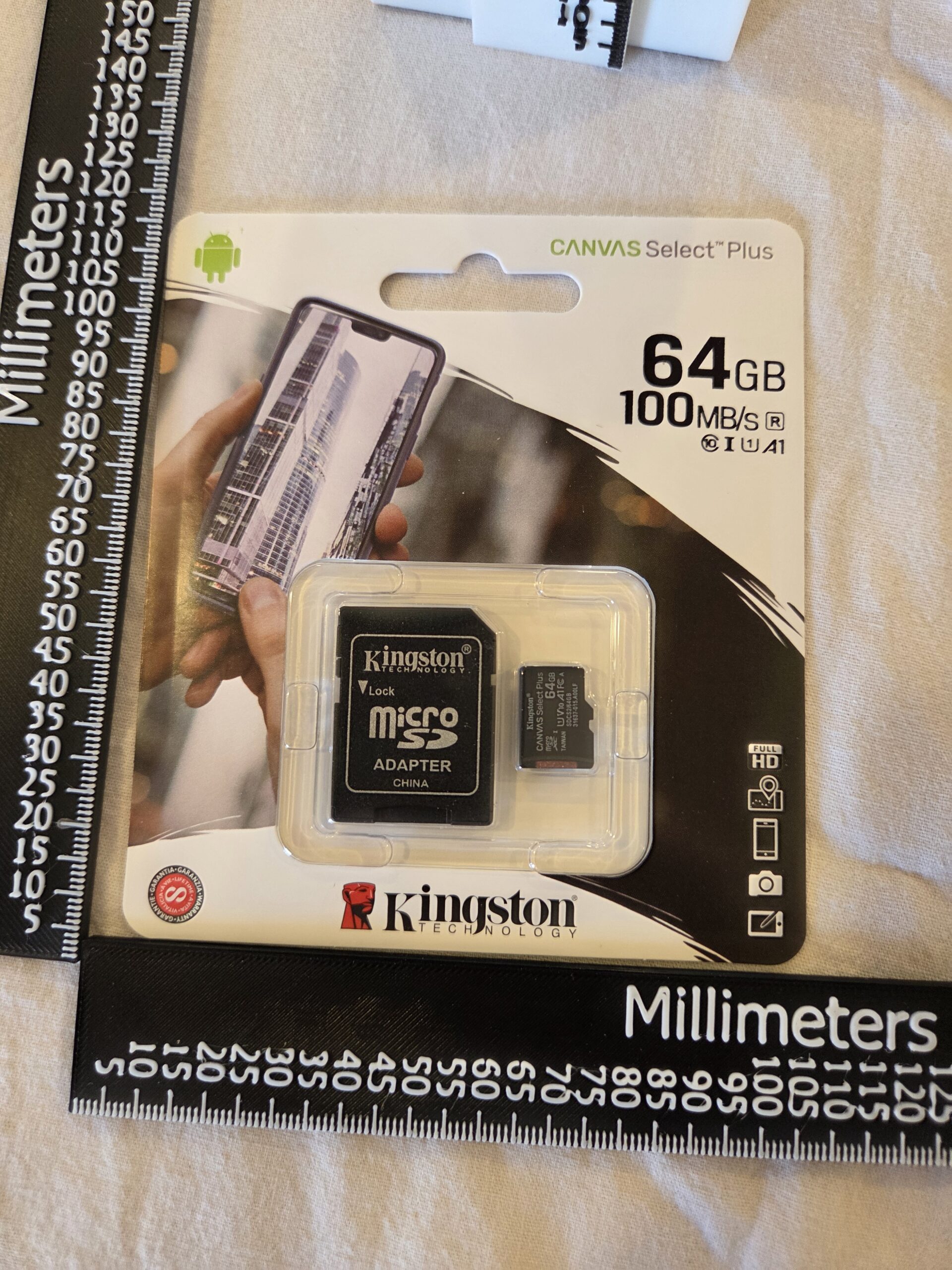 64GB Kingston canvas select plus micro SDXC class 10 UHS minniskort - Image 3