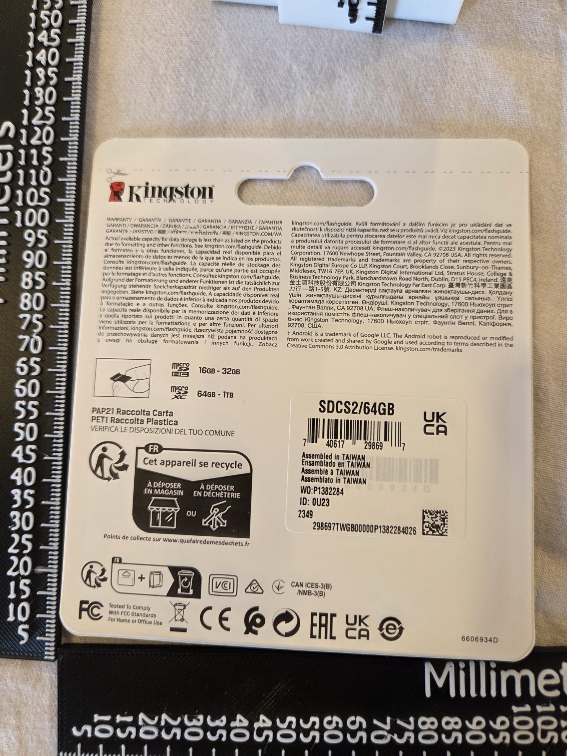 64GB Kingston canvas select plus micro SDXC class 10 UHS minniskort - Image 2