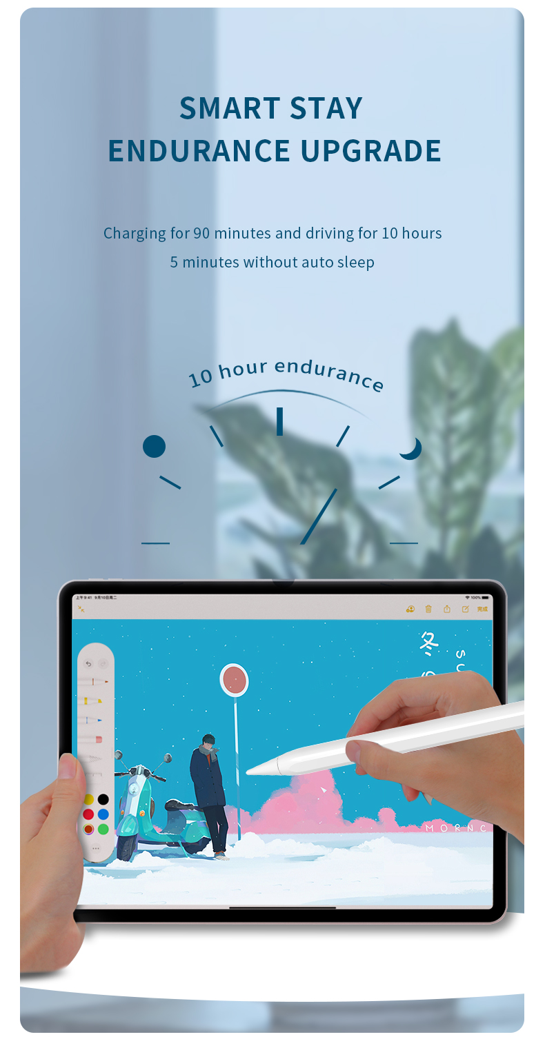 Snertipenna fyrir Apple iPad 2018 eða nýrri - Image 11