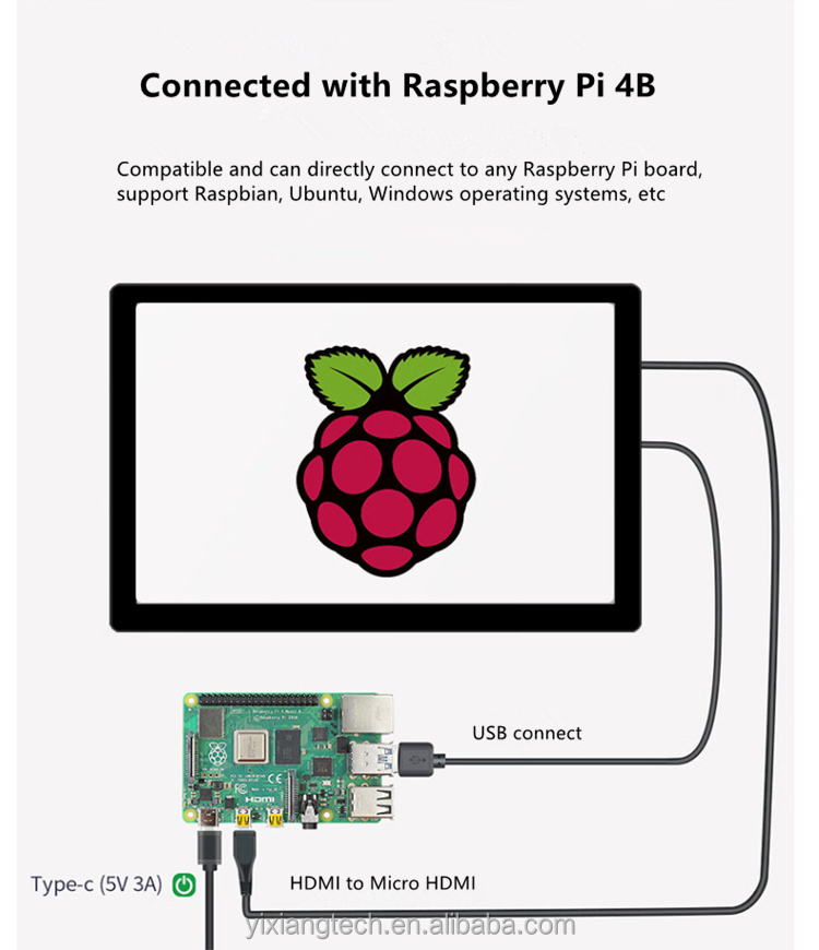 10,1 tommu IPS snertiskjár HDMI - Image 13
