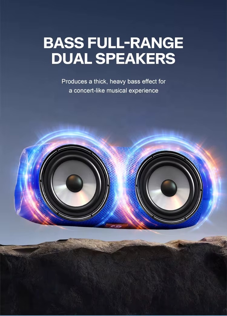 Hágæða ferðahátalari með Bluetooth og vatnsvörn fyrir utandyra - Image 2