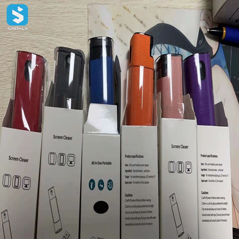 2 í 1 skjáhreinsisprey með örtrefjaklút - Image 4