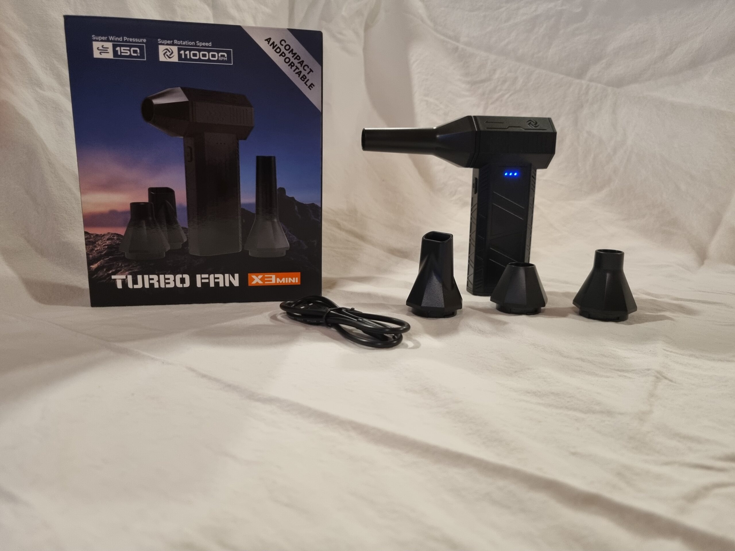 Jarvis X3 mini rafmagns loftblásari og rykhreinsitæki - Image 18