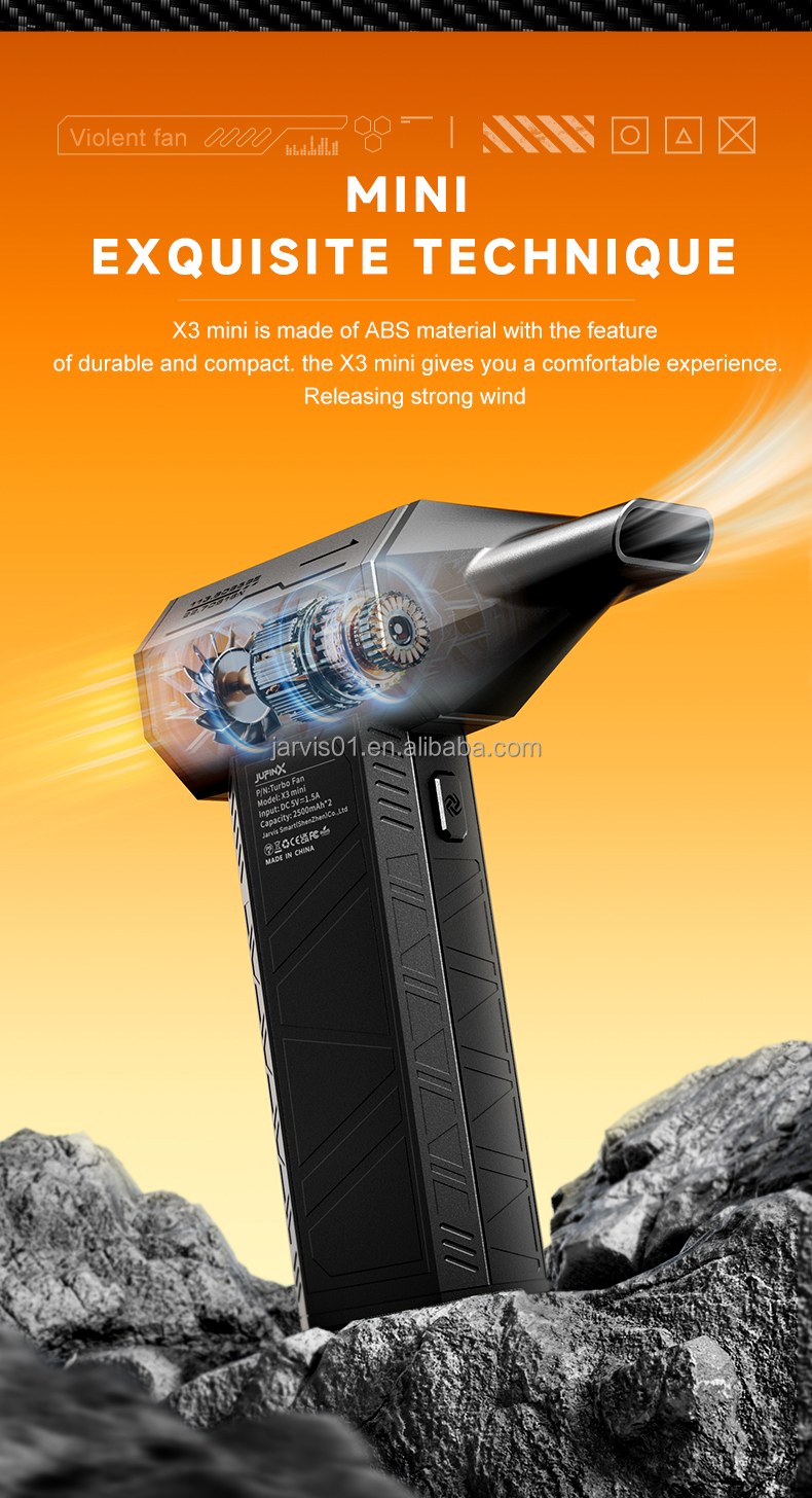 Jarvis X3 mini rafmagns loftblásari og rykhreinsitæki - Image 3