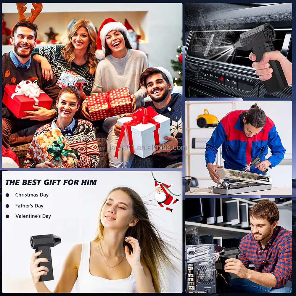 Jarvis X3 mini rafmagns loftblásari og rykhreinsitæki - Image 8