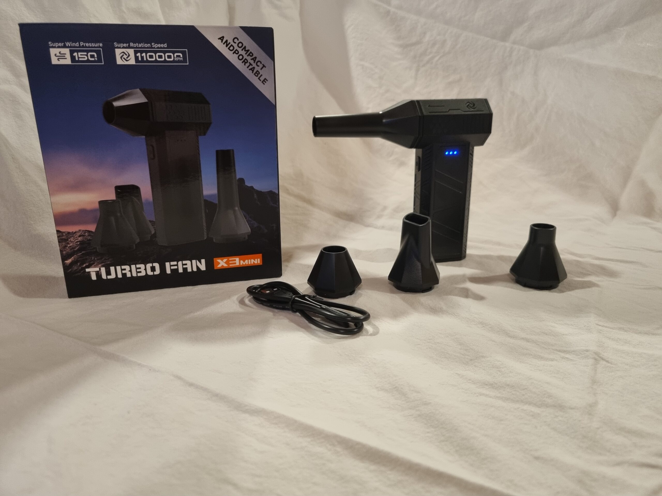 Jarvis X3 mini rafmagns loftblásari og rykhreinsitæki - Image 19