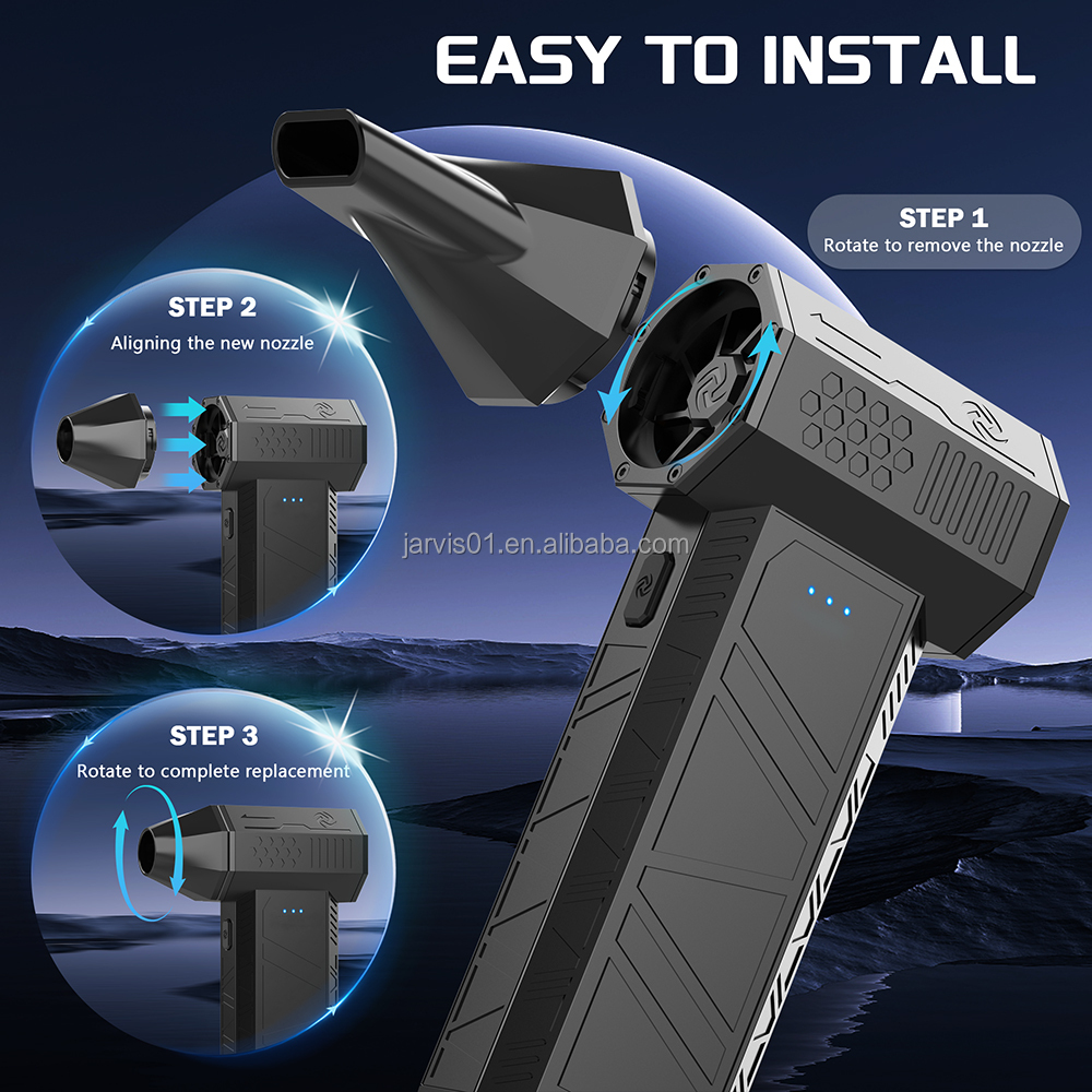 Jarvis X3 mini rafmagns loftblásari og rykhreinsitæki - Image 13