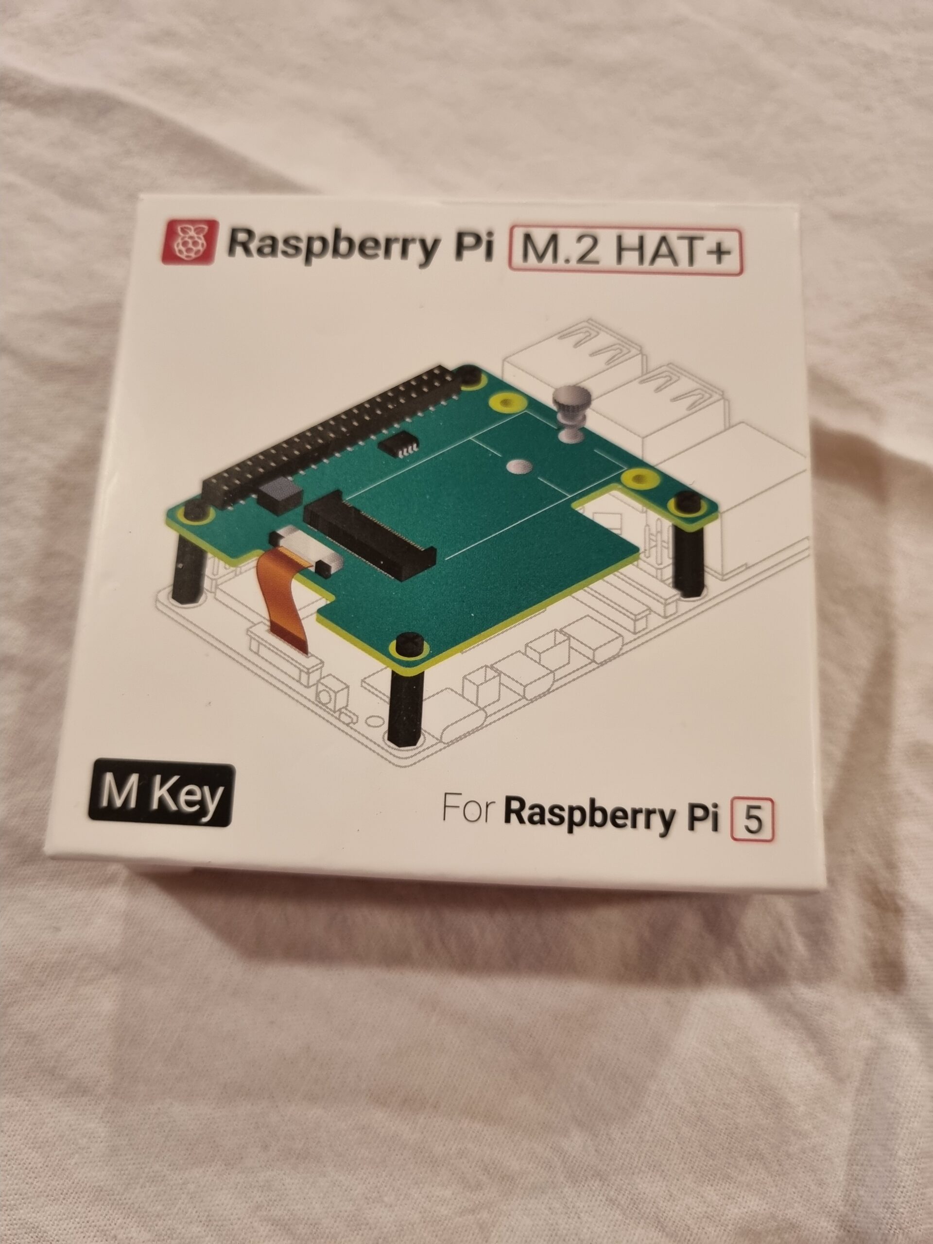 Opinber Raspberry Pi M.2 HAT