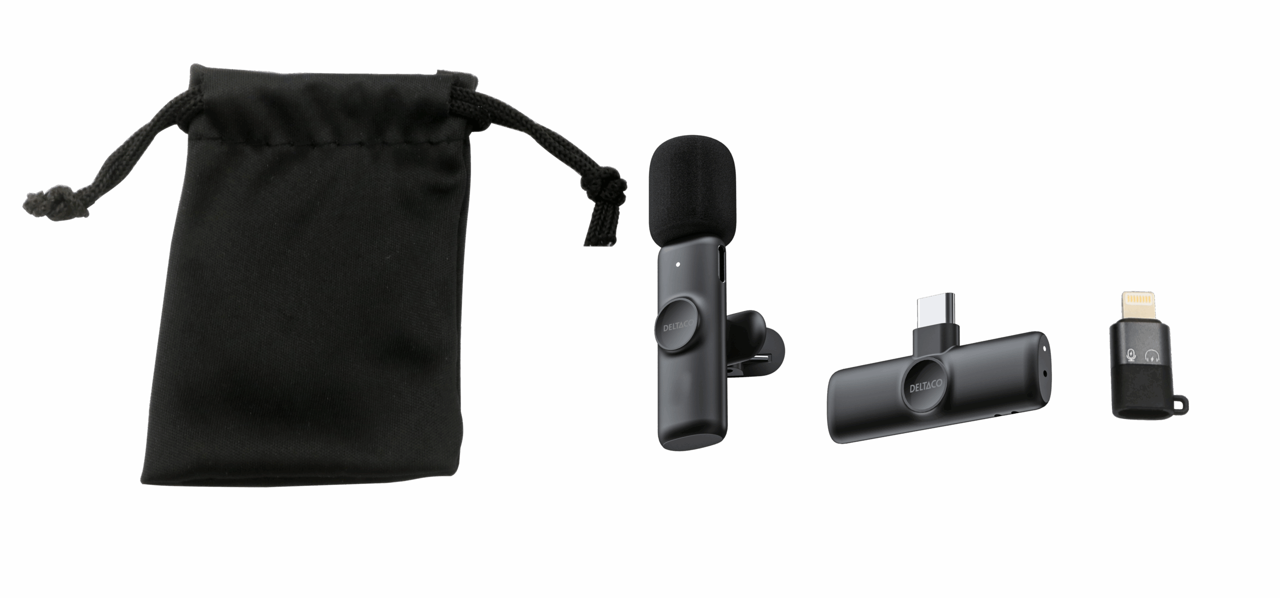 Þráðlaus vlogg-hljóðnemi