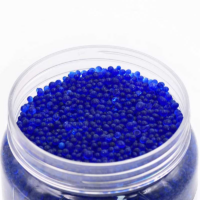 Blue indicating silica gel beads